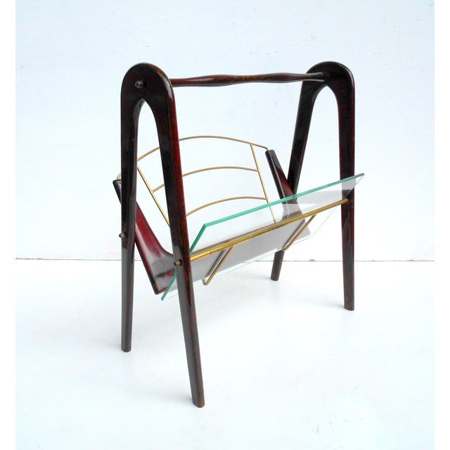 1950s Magazine Racks attributed to Cesare Lacca, 1950s, Set of 2 For Sale - Image 5 of 8