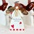 Wood 1990s Vintage Boho Chic Arts & Crafts Valentine Angels - Set of 5. For Sale - Image 7 of 11