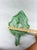 Mid-Century Murano-Style Green Slag Glass Swan Figural Bowl For Sale - Image 4 of 4