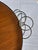 Vintage Mid-Century Wood Serving Tray With Sculptural Metal Handles For Sale In Los Angeles - Image 6 of 14