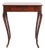 Mahogany Side Table with Drawer and Curved Legs, 1910 For Sale