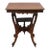 Antique Rj Horner Attr. Chip Carved Oak Table With Casters C1920 For Sale
