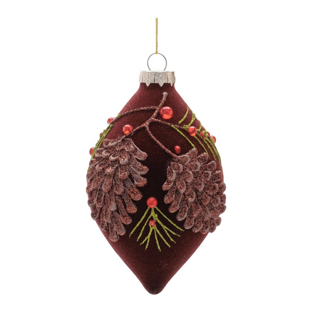 Glass Ornament Set of 6 For Sale In Chicago - Image 6 of 7