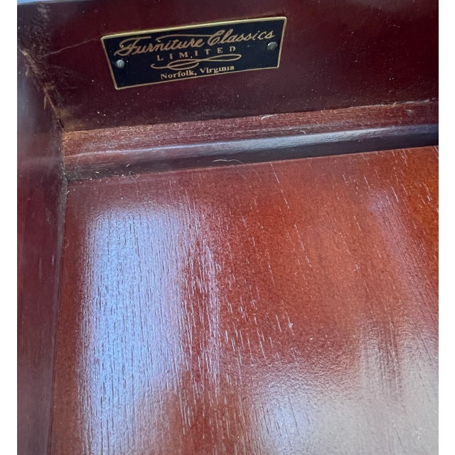 Furniture Classics Mahogany Accent Table For Sale - Image 9 of 10
