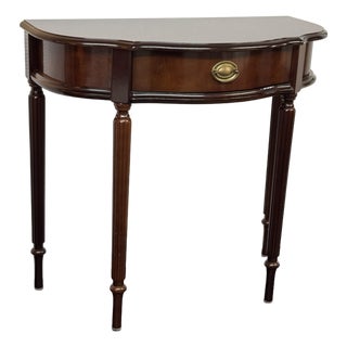 Bombay Company Demi Lune Console Table For Sale