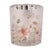 2020s Frosted Wildflower Print Votive Holder (Set of 3) For Sale - Image 5 of 6