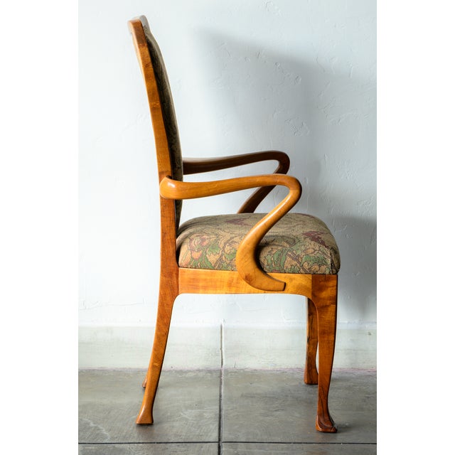 Neo-Art Nouveau Dining Chairs by Arroyo Design, in Mesquite For Sale - Image 4 of 14