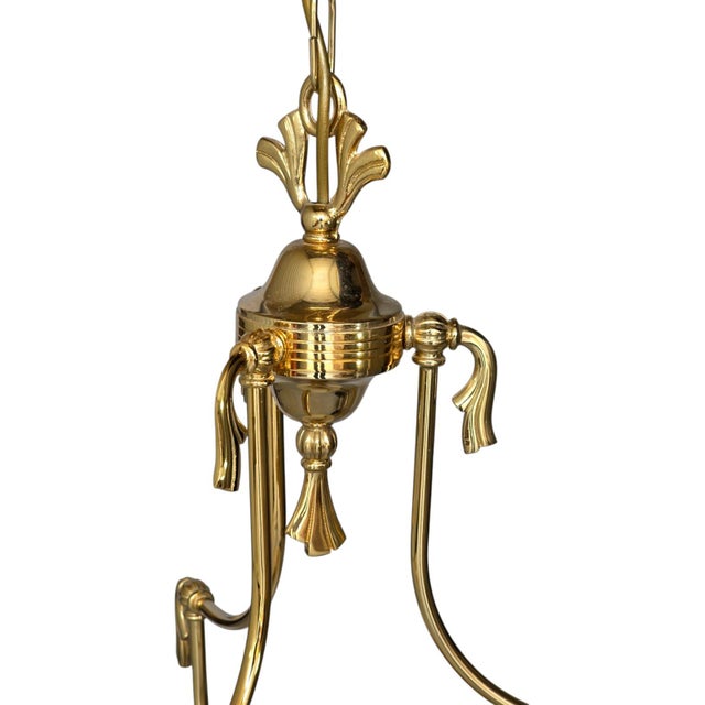 Beautiful antique victorian pendant light from england/europe, circa 1900-1920. exquisite craftsmanship: this pendant...