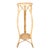 Vintage Italian Bamboo & Rattan 2 Tier Pedestal Display Plant Stand For Sale