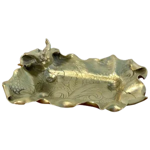 Austrian Gilt Bronze Bird Motif Vide-Poche