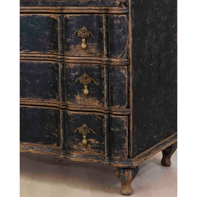 Danish Rococo Secretaire, Circa 1760 For Sale - Image 13 of 14