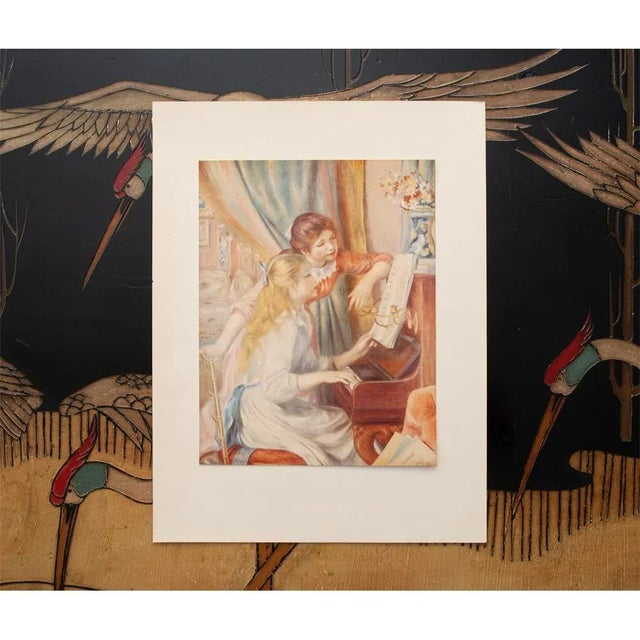 1950s 1950s After Auguste Renoir "Two Girls at the Piano" First Edition Photogravure For Sale - Image 5 of 8