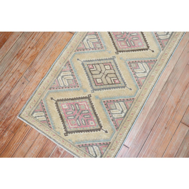 Vintage Persian Small Rug - 2' x 4'2" For Sale - Image 9 of 18