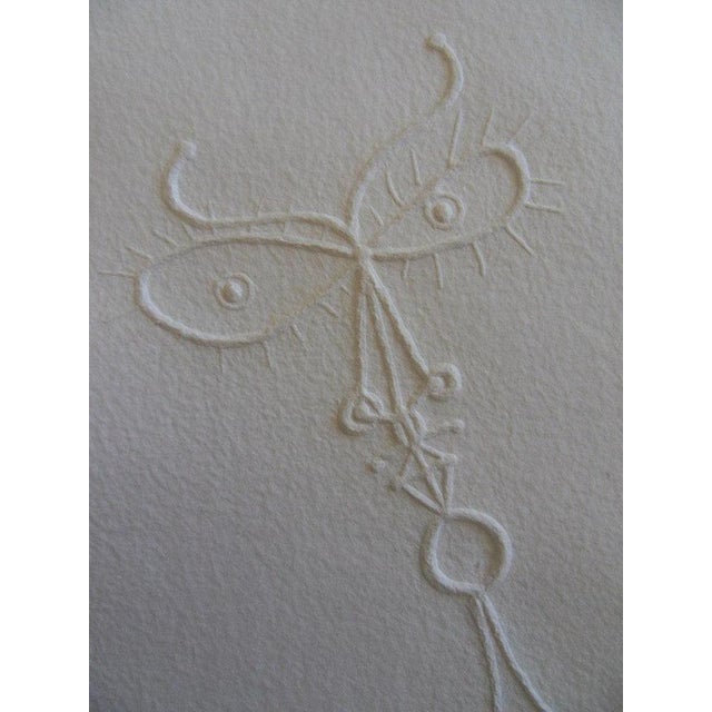 Jean Cocteau (1889-1963) (after) The Big Eyes Wood engraving by embossing Signed in the plate with the artist's first name...
