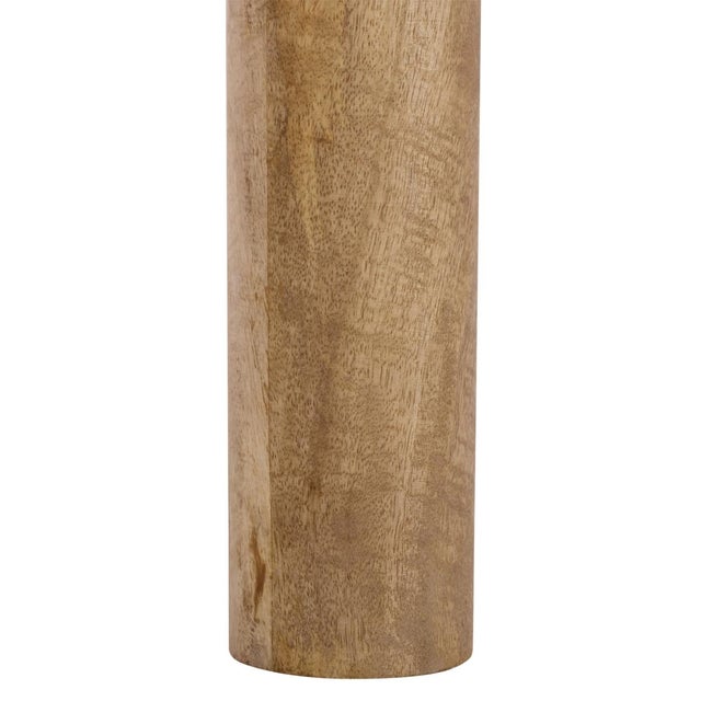 Early 21st Century Shazza Wicker Rattan Weaved Accent Table in Natural For Sale - Image 5 of 7