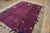 Art Deco 1920s Purple Flora Modern Antique Chinese Art Deco Rug 9' X 11'8" Handknotted Wool Carpet For Sale - Image 3 of 9
