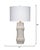 Contemporary Jamie Young Rail Table Lamp, White For Sale - Image 3 of 5