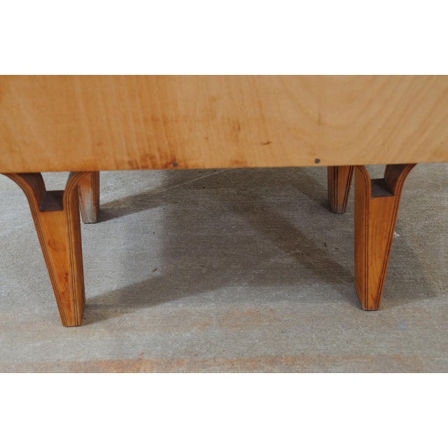 Mid-Century Nightstands in Ash Veneer & Black Glass by František Mezulánik for Nový Domov, Czechoslovakia, 1970s, Set of 2 For Sale - Image 14 of 18