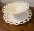 Mid-Century Modern Anchor Hocking Milk Glass Lace Edge Serving Set For Sale - Image 3 of 12