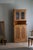 Tall Danish Modern Corner Cupboard in Oak & Glass by Henning Kjærnulf, 1960s For Sale - Image 14 of 18