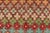 Shabby Chic Balochi Maroon/Blue Wool Rug - 3'4''x4'10'' For Sale In New York - Image 6 of 11