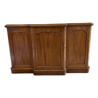Victorian Figured Mahogany Sideboard, 1860s For Sale