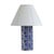 Stamp Blue Pleated Table Lamp For Sale In Los Angeles - Image 6 of 6