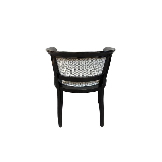 Original armchair circa 1910 (No. 2213) Wood type: Color: Black stained, hand-polished Dimensions: Height: 77.5 cm Width:...