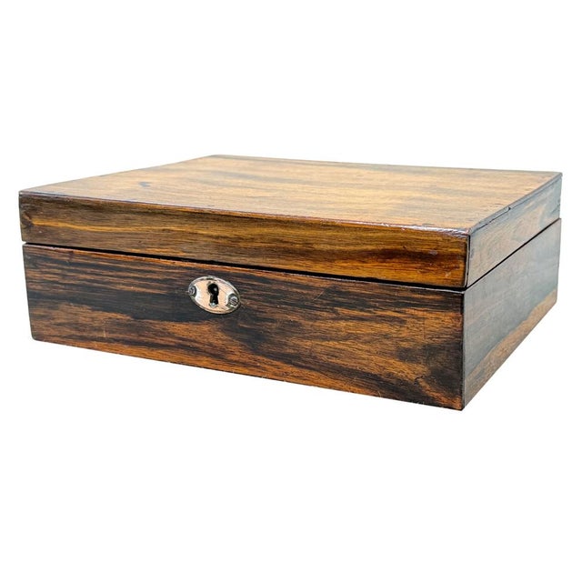 Rectangular Coromandel Work Box, 1840 For Sale - Image 10 of 11