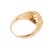 Gold Antique Victorian 18k Yellow Gold 0.56ct Old Cut Diamond Cluster Engagement Ring, Size 5.5 For Sale - Image 8 of 9