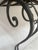 Art Deco Style Console Table in Hammered Wrought Iron, 1900s For Sale - Image 3 of 14