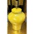Paul Hanson vintage yellow ceramic ginger jar style table lamp featuring a bright, speckled sunny yellow glaze.