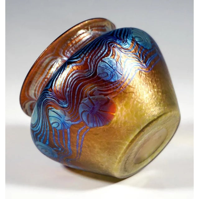 Art Nouveau Argus Phenomenon Gre 2/351 Vase from Loetz Glass, Austria-Hungary, 1902s For Sale - Image 5 of 8