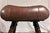 Antique Gymnastic Horse in Cow Leather, Italy, 1940s For Sale - Image 3 of 13