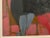 1970s Bruno Paoli "Fur" Original Italian Modern Figurative Portrait, 20th Century Florence Italy Fine Art Painting, Oil on Board, 23.5x20" For Sale - Image 5 of 8