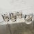 Metal 1950’s MCM Federal Glass Fantasy Black & 22 Karat Gold Manhattan Glasses Set of 10 For Sale - Image 7 of 13