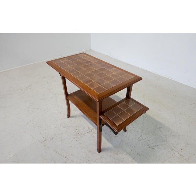 Brown Art Nouveau Victor Horta Side Table, 1900s For Sale - Image 8 of 10