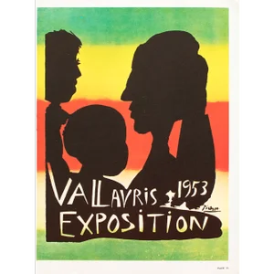 1957 After Pablo Picasso, Poster "Vallauris Exhibition 1953"
