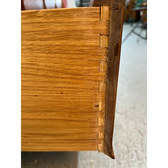Mid 20th Century Barney Flagg for Drexel Parallel Mid-Century Walnut and Cane Credenza and Hutch For Sale - Image 11 of 14