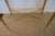 Glass Gold Leaf Mirrored Side Table For Sale - Image 7 of 8