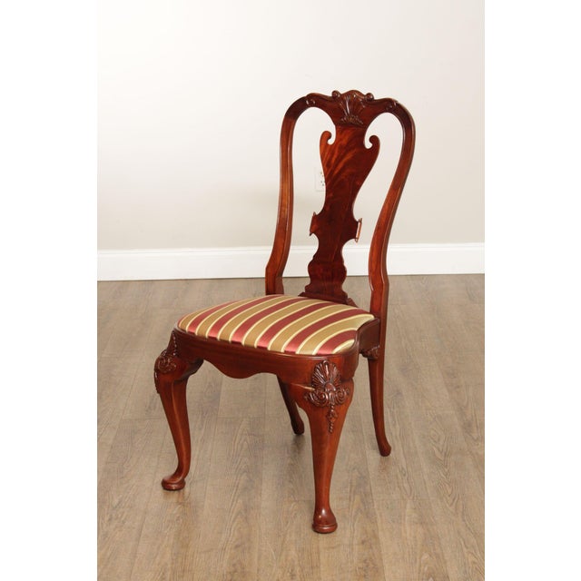 Hickory Chair Georgian Style Set of Six Mahogany Dining Chairs For Sale - Image 10 of 12