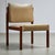 Angular Teak and Leather Chair with Copper Details, 1970s For Sale - Image 12 of 18