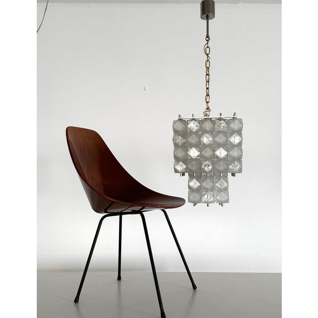 Mid-Century Modern Italian Murano Glass Geometric Pendant by Interlux, 1960s For Sale - Image 14 of 17