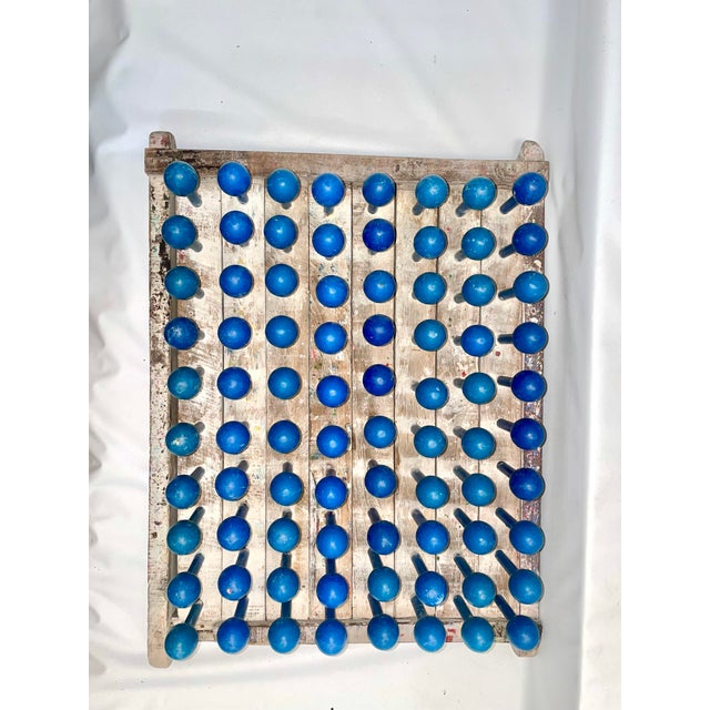 Cornflower Blue Balloon Mold Blue Bulbus Tops For Sale - Image 8 of 11