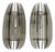 Italian Veca Smoked and Clear Glass Sconces from Veca, 1970s, Set of 2 For Sale
