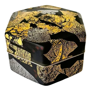 Large Japanese Kazaribako Glass Box Ancient Captial Kyohei Fujita