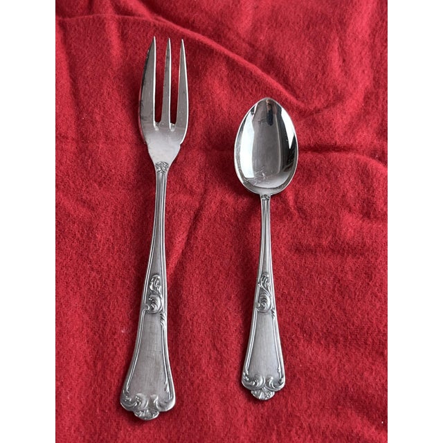 800 Silver Cutlery, Italy, 1960s, Set of 84 For Sale - Image 10 of 14