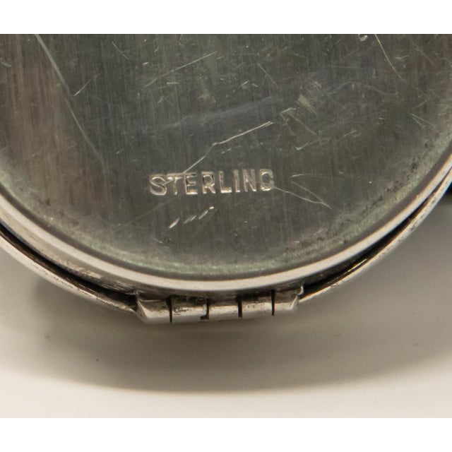 Silver Mid 20th Century Sterling Silver Ring Box For Sale - Image 8 of 9