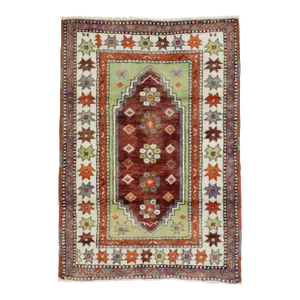 Vintage Turkish Oushak Rug - 02’11 X 04’02