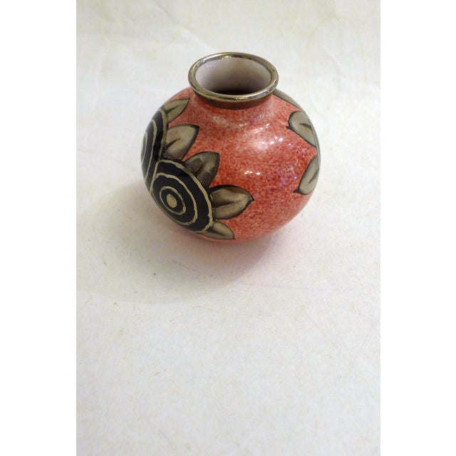 Vintage Art Deco Ball Vase by A. Renoleau, 1920 For Sale - Image 10 of 11